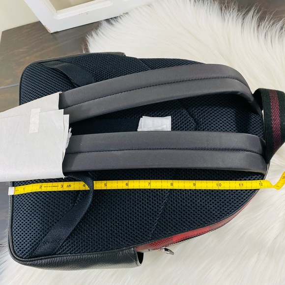 COACH Buffalo Plaid Court Backpack - Picture 11 of 16